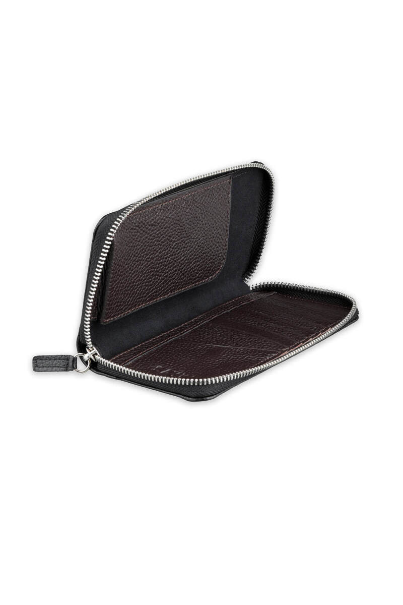 Siyah Floter 100% Hakiki Deri Cüzdan - Saykı (1)