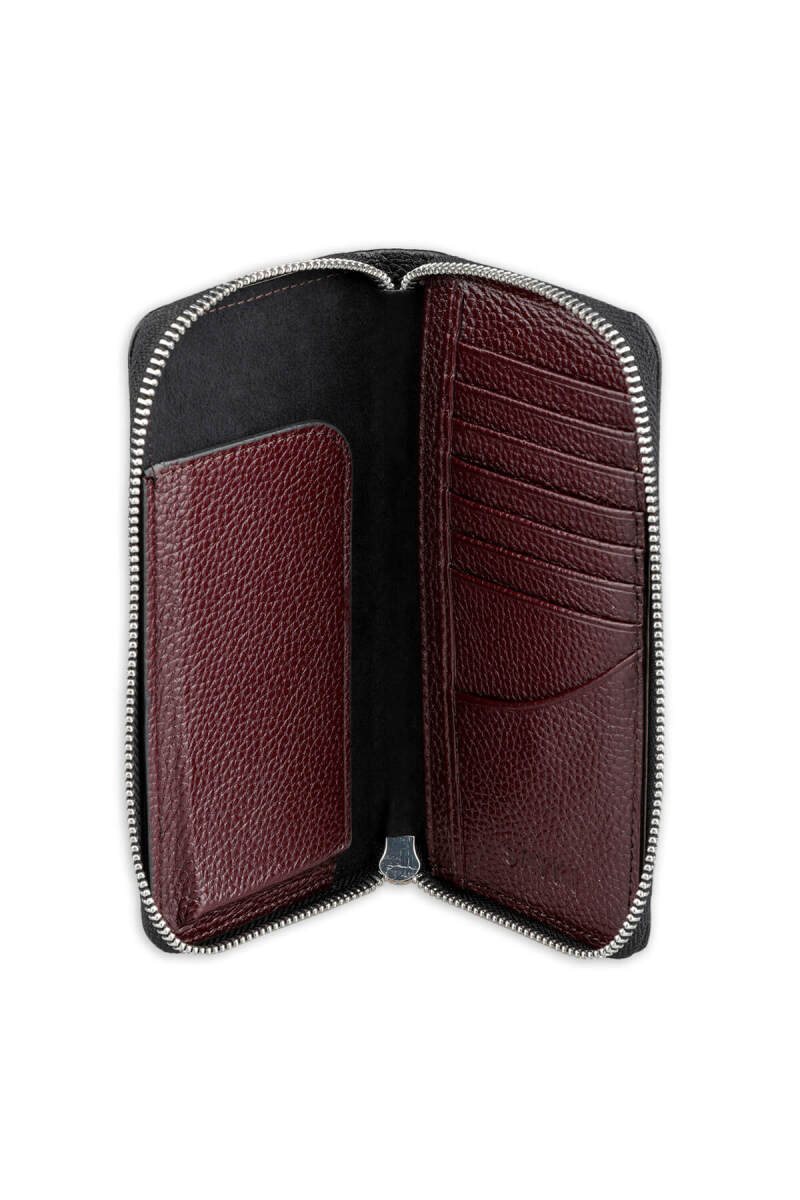 Siyah Floter 100% Hakiki Deri Cüzdan - Saykı (1)