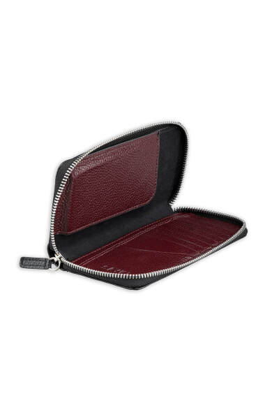 Siyah Floter 100% Hakiki Deri Cüzdan - 3