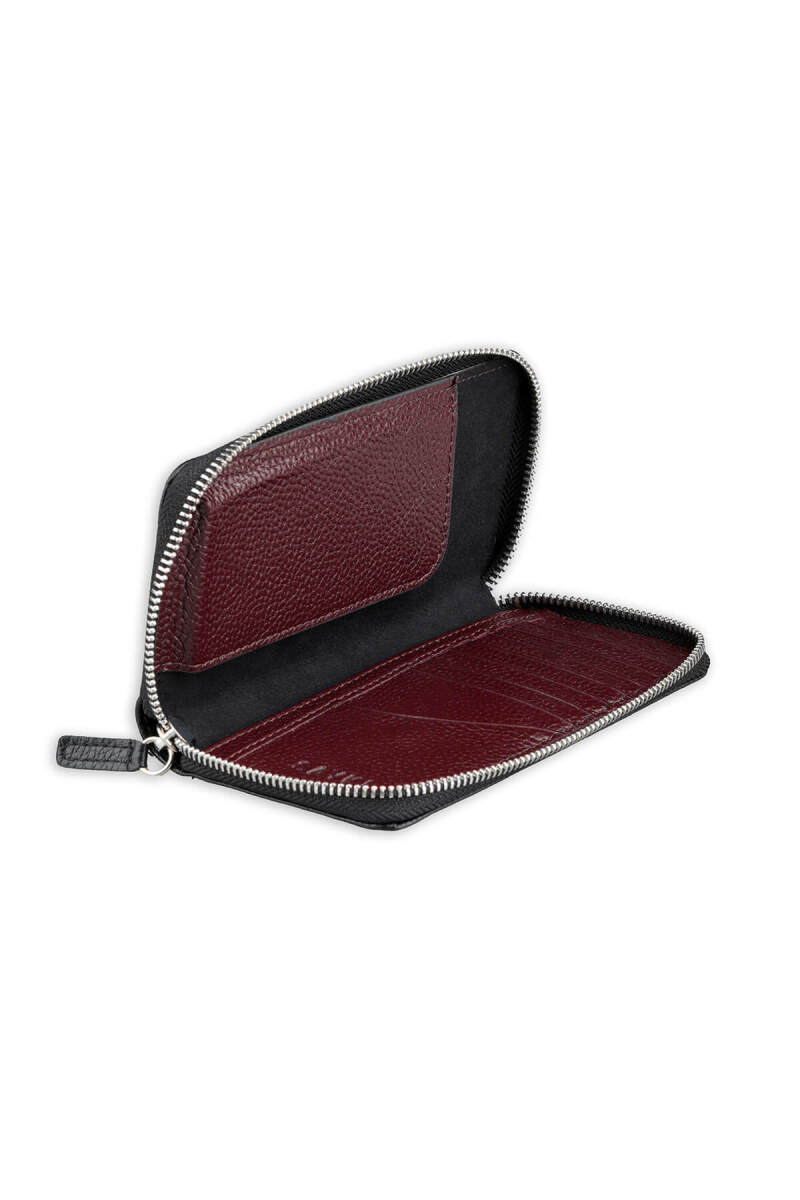 Siyah Floter 100% Hakiki Deri Cüzdan - Saykı (1)