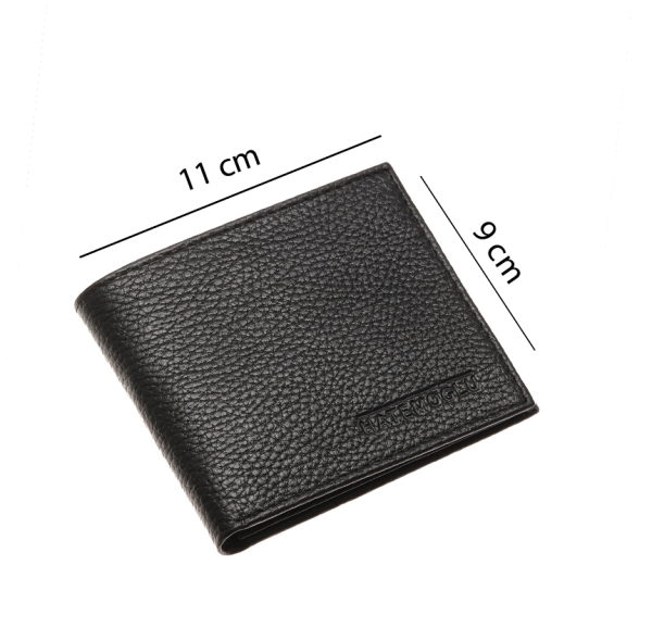 Siyah Kutulu %100 Hakiki Deri Erkek Cüzdan - 3