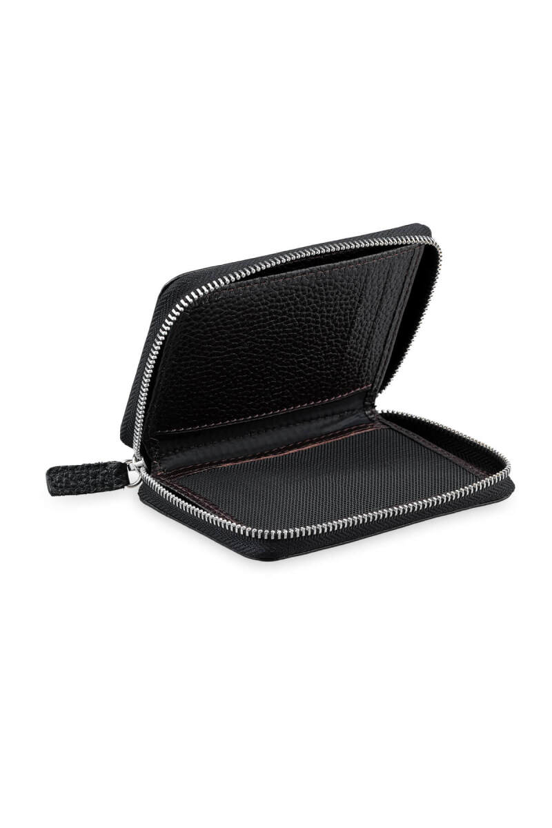 Siyah - Kahverengi 100% Deri Cüzdan - Saykı (1)
