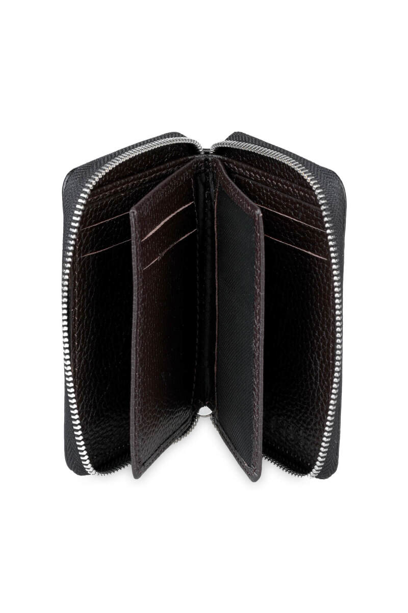 Siyah - Kahverengi 100% Deri Cüzdan - Saykı (1)