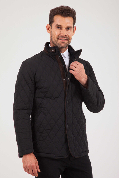 Siyah Kapitone Mont - 2