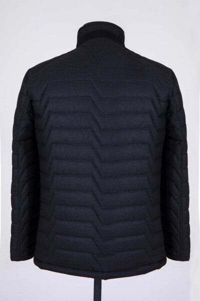 Siyah Kapitone Spor Mont - 4