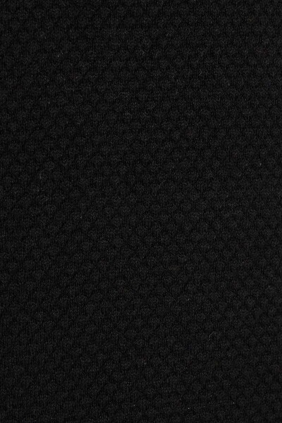 Siyah Regular Fit Polo Yaka Triko Tişört - 3