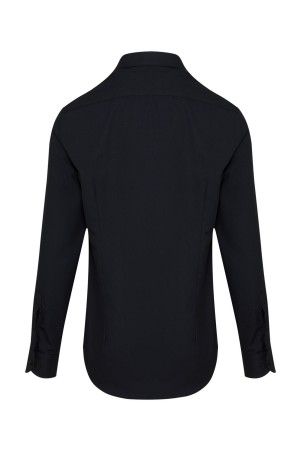Siyah Modern Fit Gömlek - 5