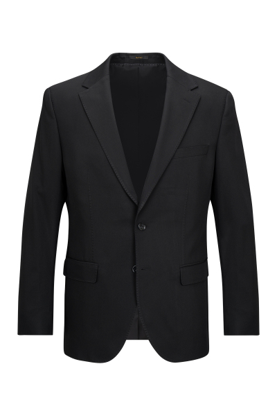 Siyah Muscle Fit Mono Yaka Casual Takım Elbise - 2