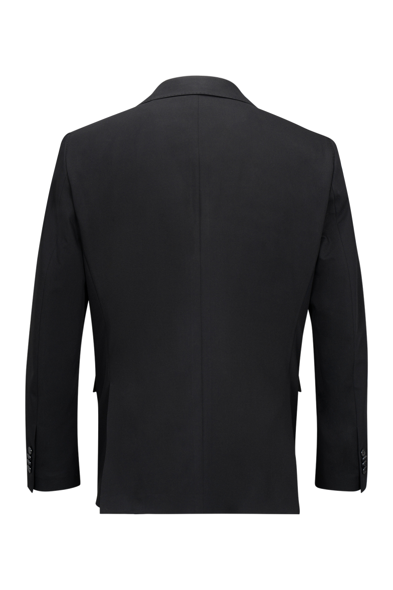 Siyah Muscle Fit Mono Yaka Casual Takım Elbise - Saykı (1)