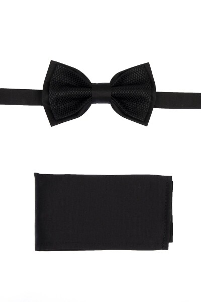 Siyah Papyon Mendil Set - 1