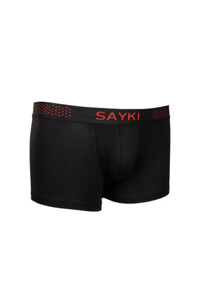 Siyah Pamuklu Boxer 