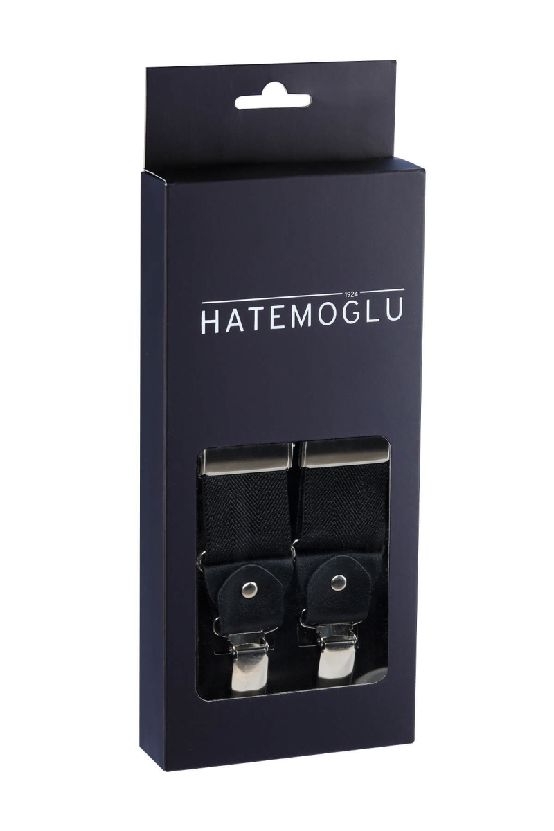 Siyah Pantolon Askısı - Hatemoğlu