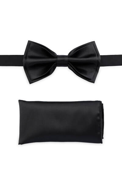 Siyah Papyon Mendil Set - 1