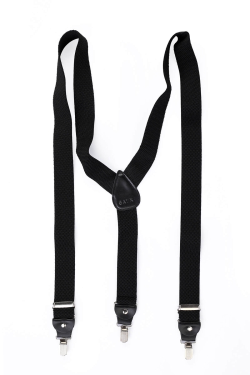Siyah Petek Desenli Pantolon Askısı - Thumbnail (1)