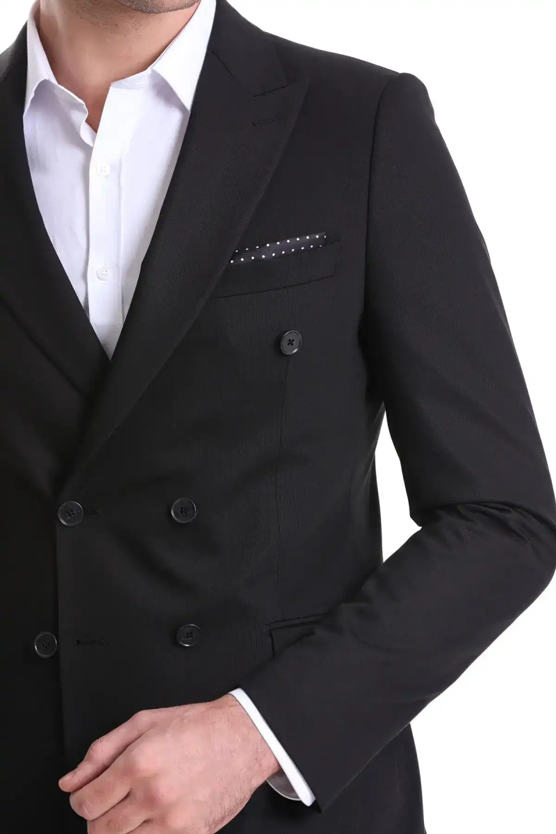 Siyah Puantiyeli Cep Mendili - Hatem Saykı (1)