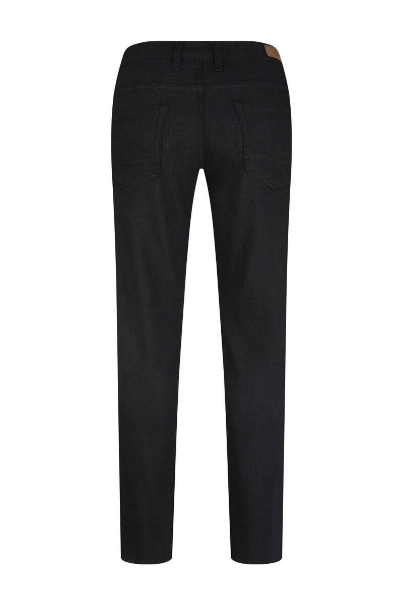 Siyah Rahat Kesim 5 Cep Pamuklu Kanvas Pantolon - Saykı (1)
