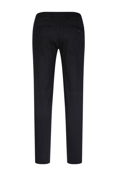 Siyah Rahat Kesim Yandan Cepli Jogger Pantolon - 3