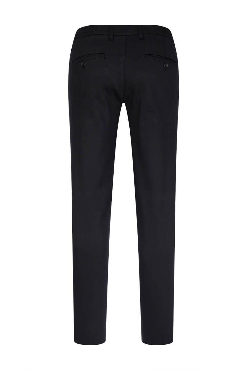 Siyah Rahat Kesim Yandan Cepli Jogger Pantolon - Saykı (1)