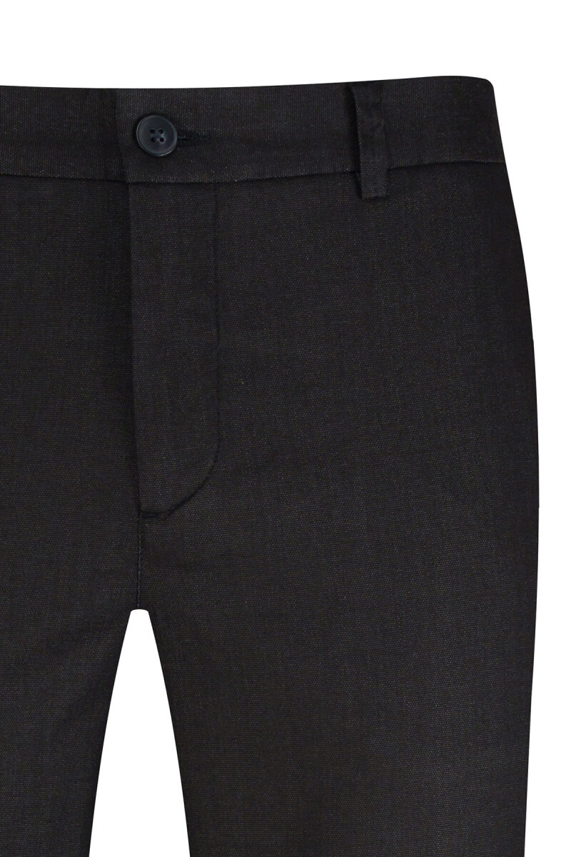 Siyah Rahat Kesim Yandan Cepli Pamuklu Jogger Pantolon - Saykı (1)