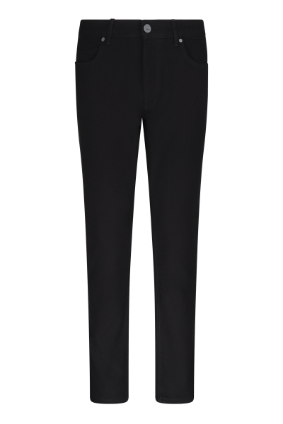 Siyah Regular Fit 5 Cep Pamuklu Kanvas Pantolon 