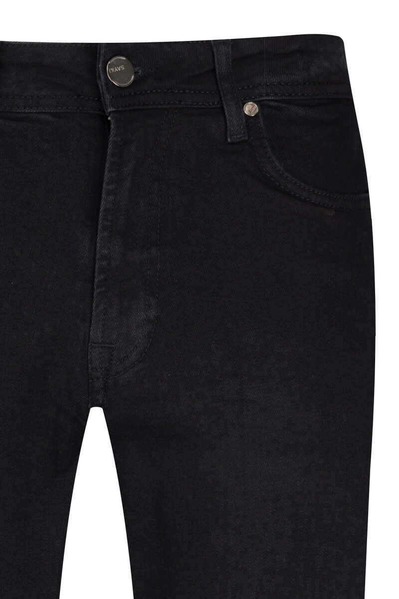 Siyah Regular Fit 5 Cep Pamuklu Kot Pantolon - Saykı (1)