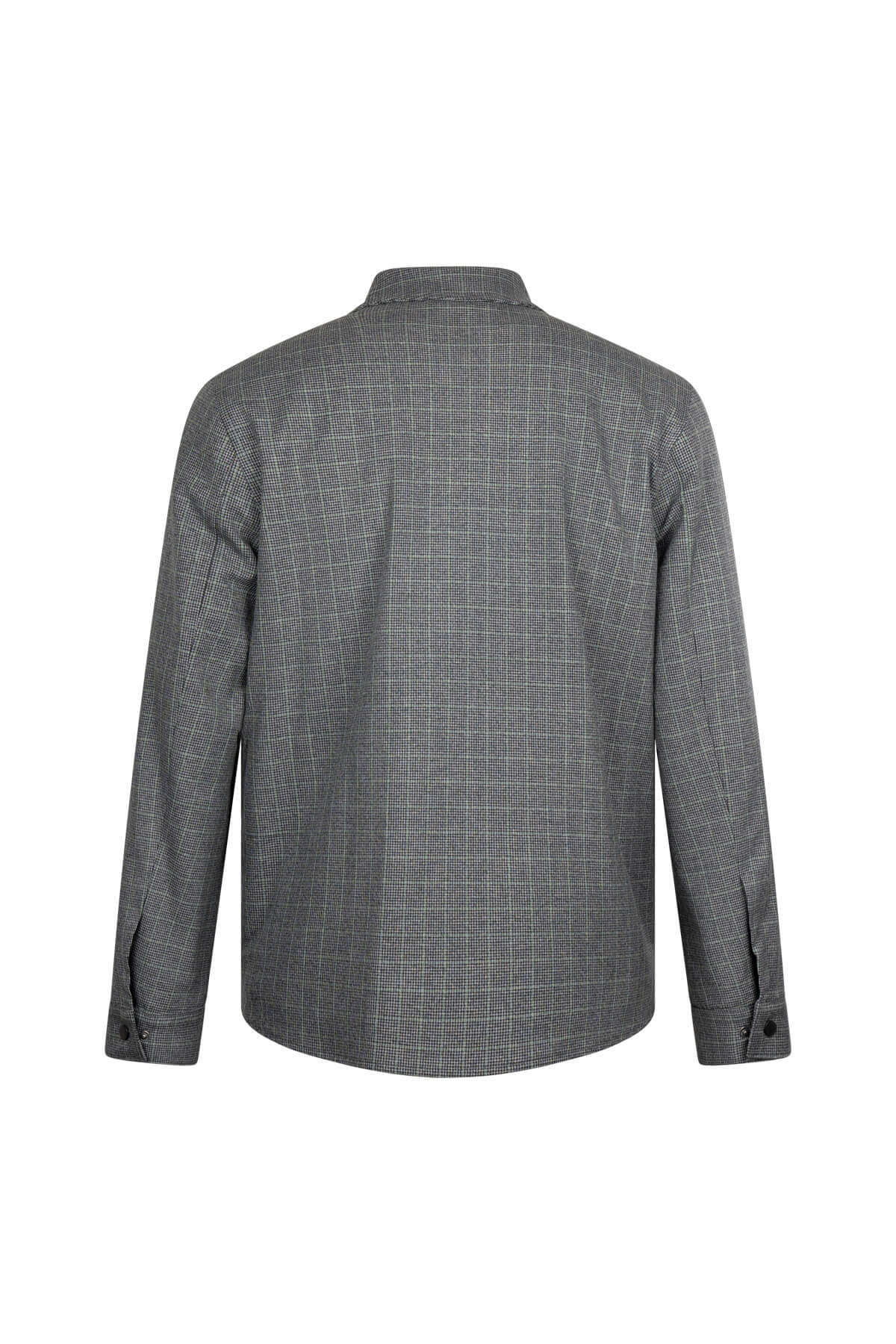 Siyah Regular Fit Elyaflı Mont - 2