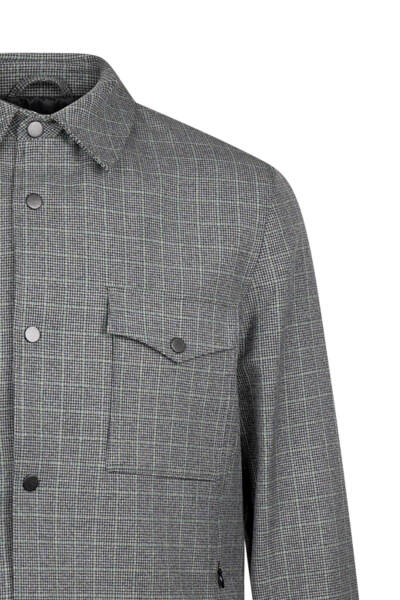 Siyah Regular Fit Elyaflı Mont - 3