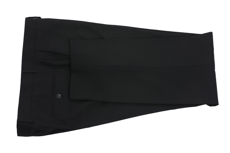 Siyah Regular Fit Düz Mono Yaka 4 Drop Klasik Takım Elbise - Thumbnail (2)