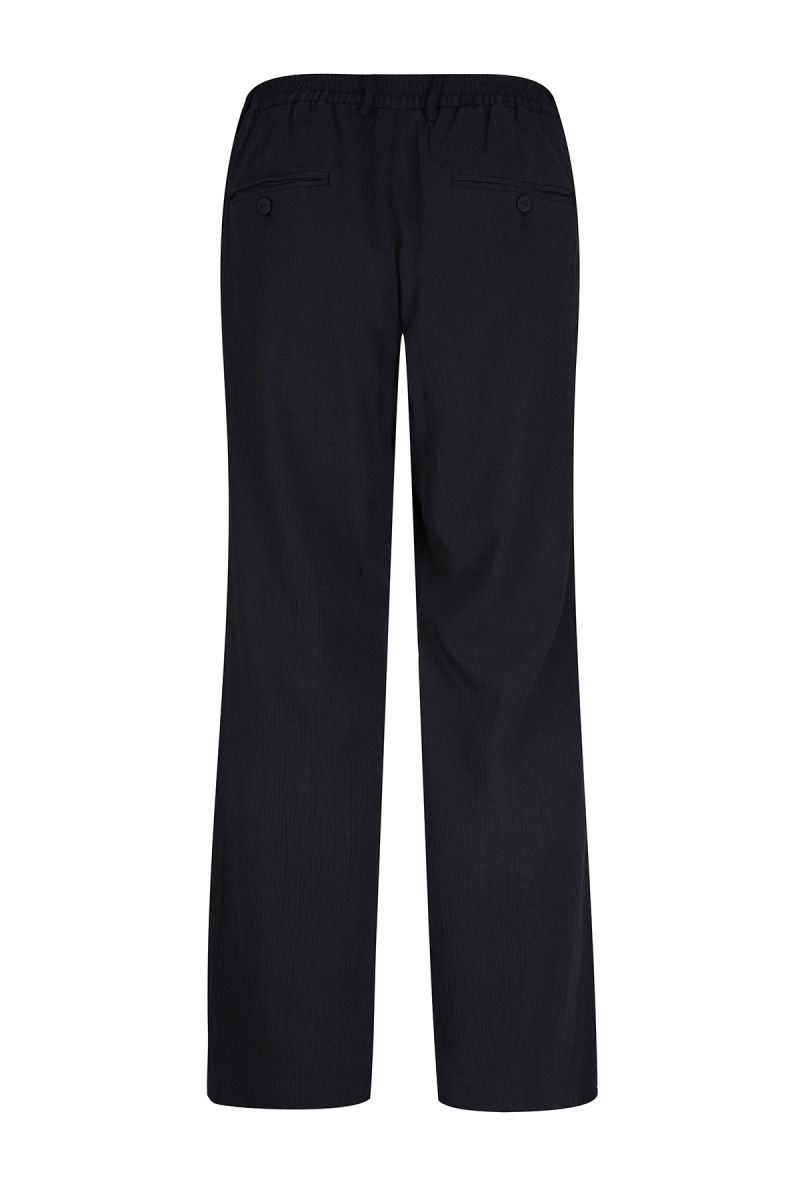 Siyah Regular Fit Yandan Cepli 100% Pamuk Jogger Pantolon - Saykı (1)