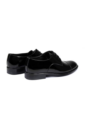 Siyah Rugan Deri Ayakkabı - Thumbnail