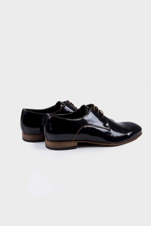 Siyah Klasik Oxford Ayakkabı - Thumbnail
