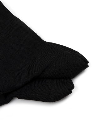 Siyah İkili Soket Çorap - Thumbnail