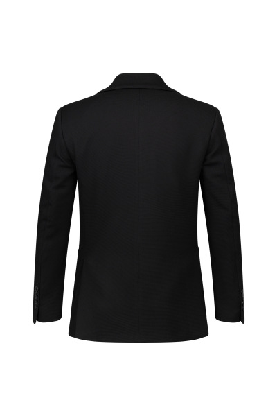 Siyah Slim Fit Mono Yaka Casual Takım Elbise - 4