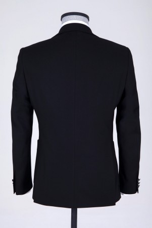 Siyah Slim Fit Takım Elbise - Thumbnail