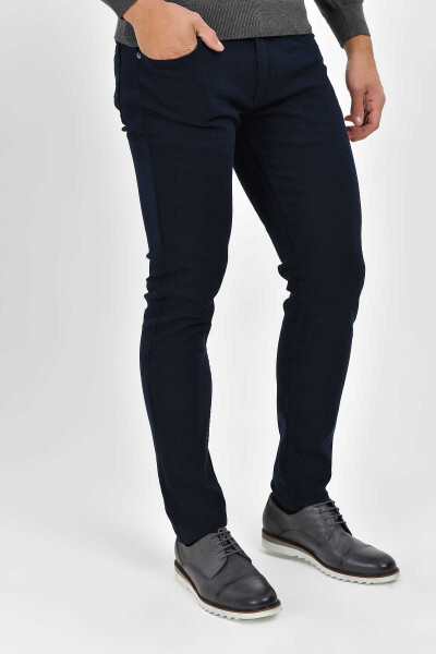 Lacivert Slim Fit Spor Pantolon - 8