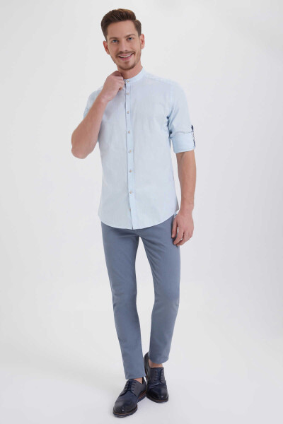 Mavi Slim Fit 100% Pamuk Uzun Kol Spor Gömlek - 2