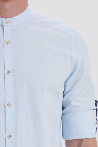 Mavi Slim Fit 100% Pamuk Uzun Kol Spor Gömlek - 4