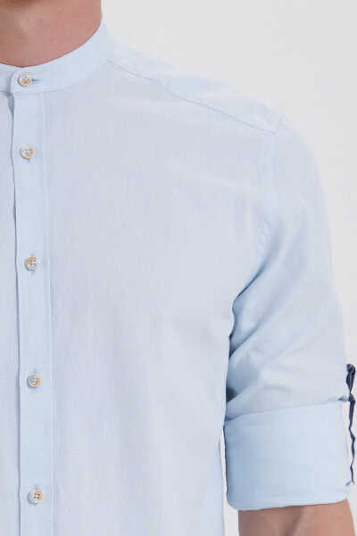 Mavi Slim Fit 100% Pamuk Uzun Kol Spor Gömlek - 9