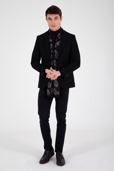 Siyah Slim Fit Ceket - 7