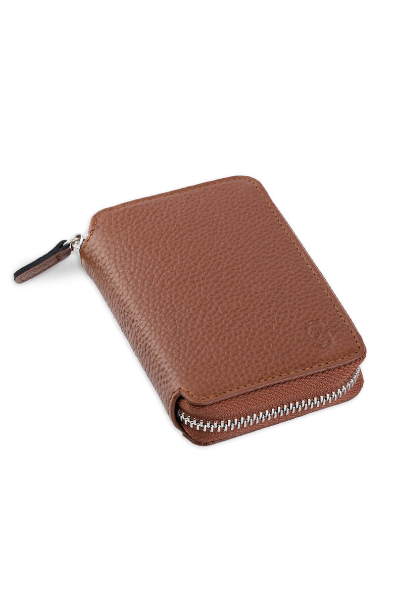 Taba Floter 100% Deri Fermuarlı Cüzdan - HATEM SAYKI