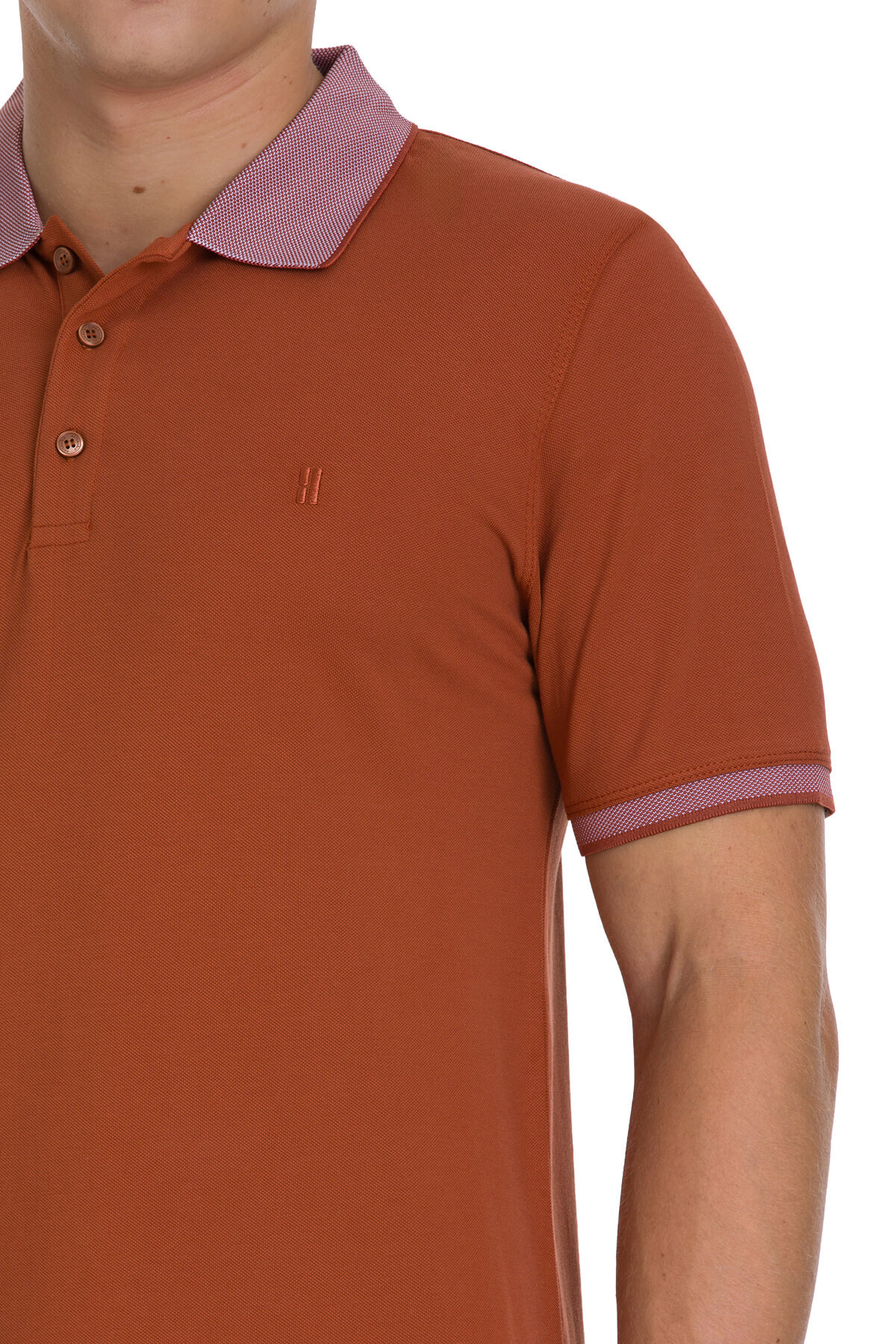 Tarçın Regular Fit 100% Pamuklu Polo Yaka Tişört - 2