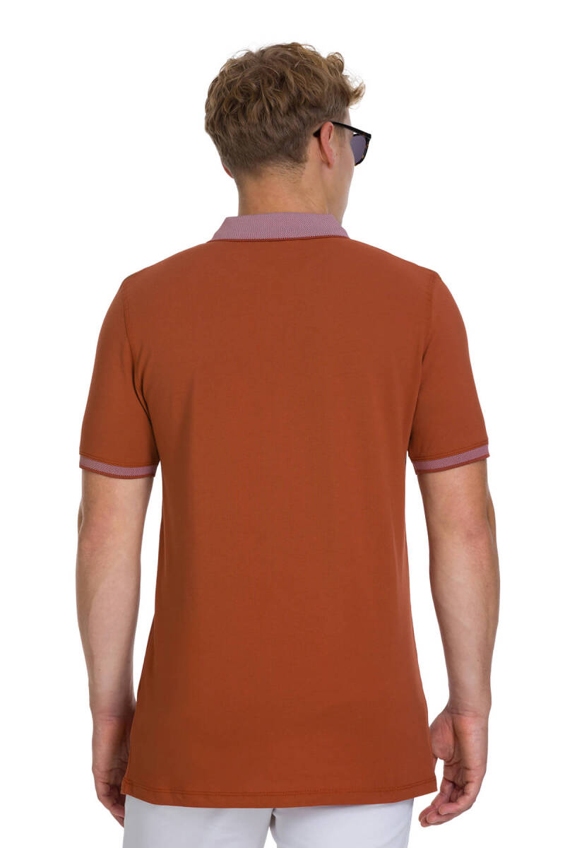 Tarçın Regular Fit 100% Pamuklu Polo Yaka Tişört - HATEMOĞLU (1)