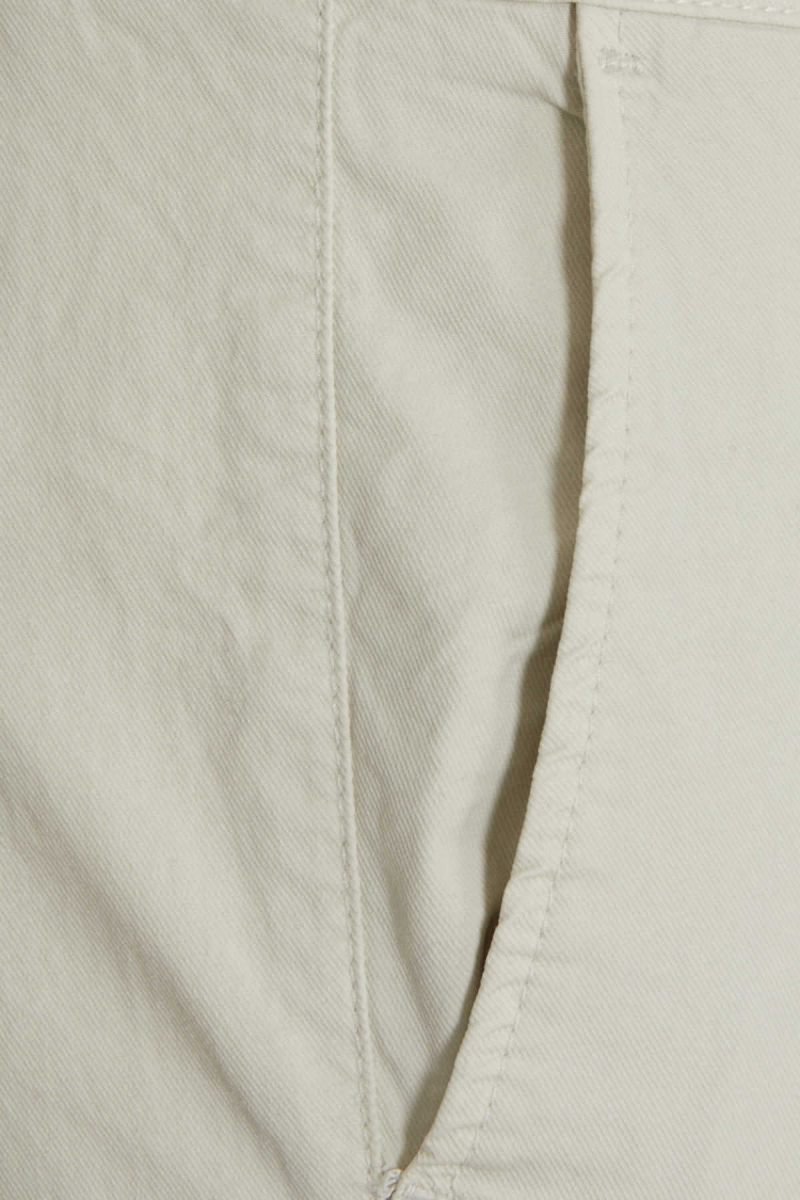 Bej Dinamik Fit Düz Pamuklu Yandan Cep Jogger Kanvas Pantolon - Hatemoğlu (1)