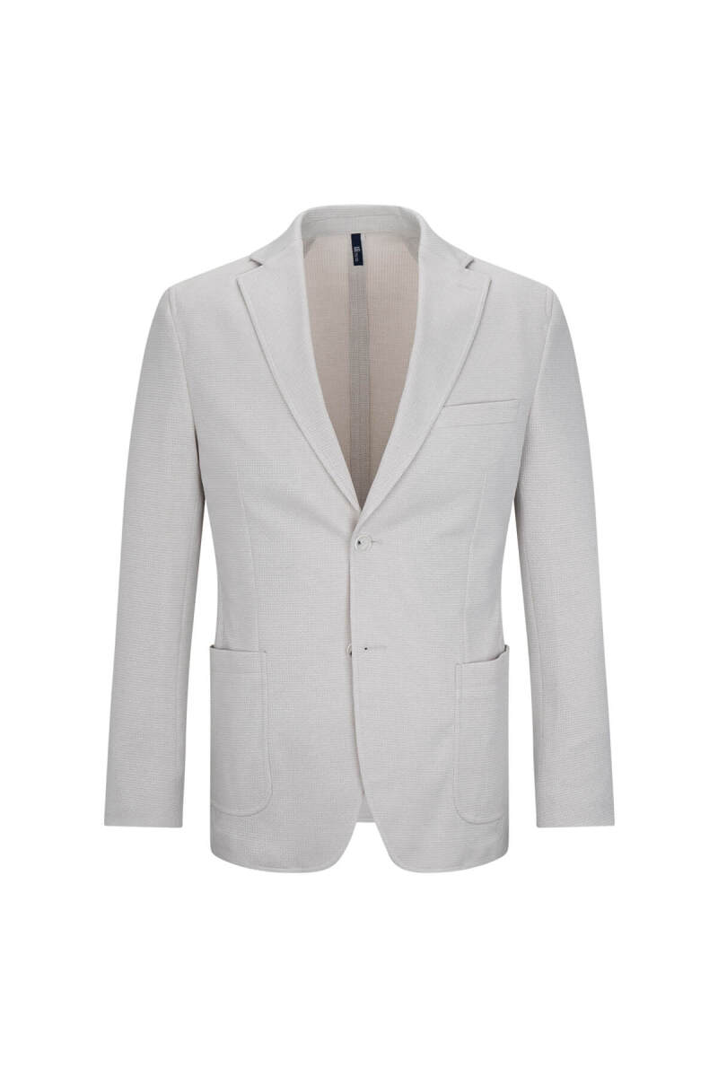 Taş Comfort Fit Mono Yaka Klasik Ceket - HTML