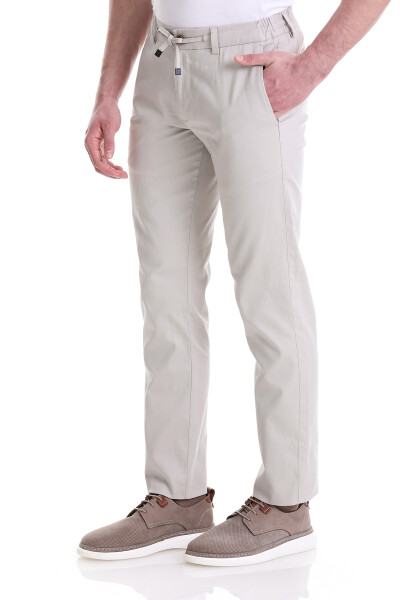 Taş Dinamik Fit Desenli Pamuklu Yandan Cepli Jogger Pantolon - 4