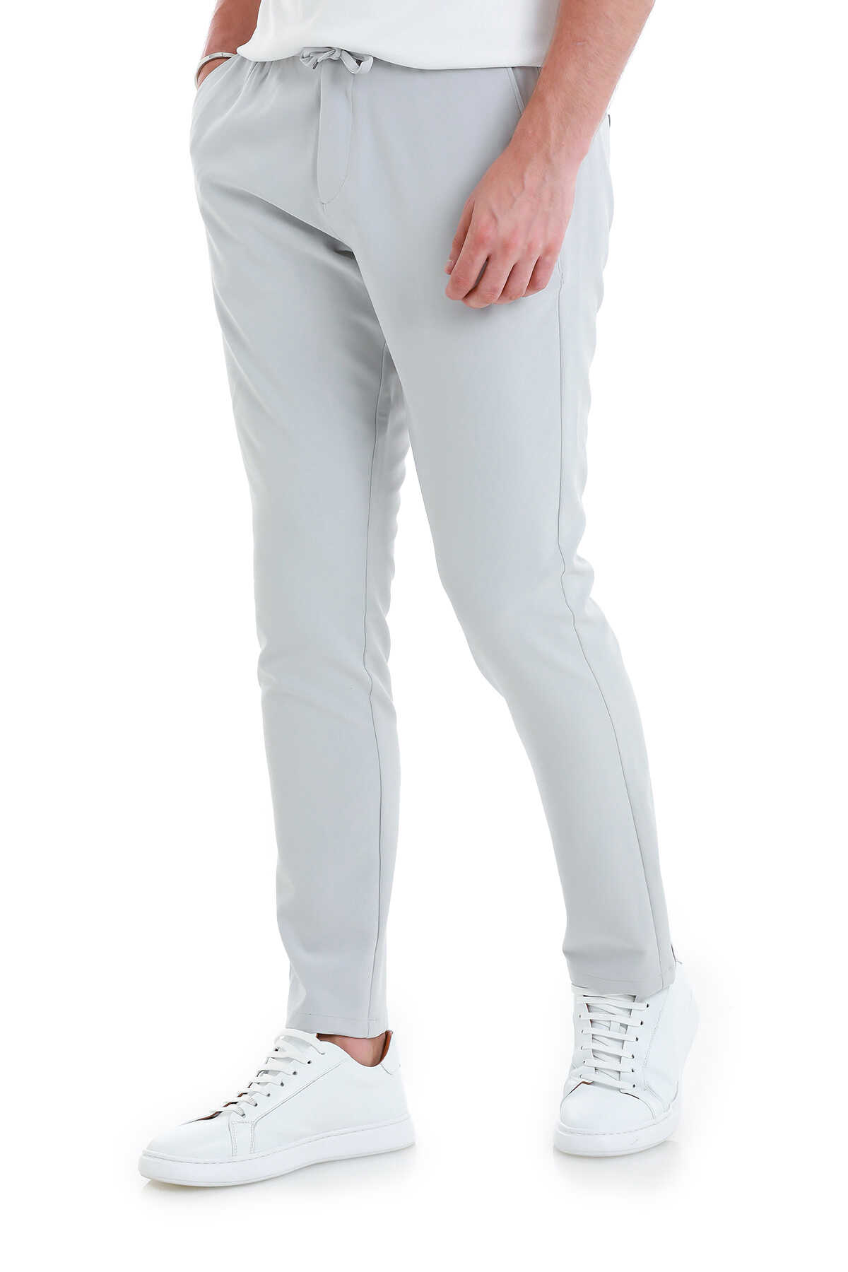 Taş Dinamik Fit Düz Yandan Cepli Jogger Pantolon - 3