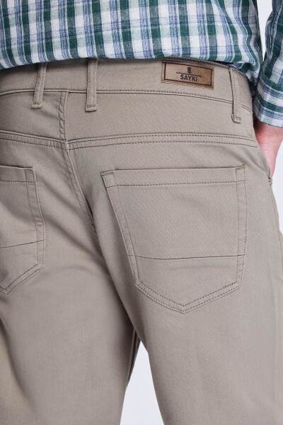 Taş Dinamik Fit Pamuklu 5 Cep Kanvas Pantolon - 4