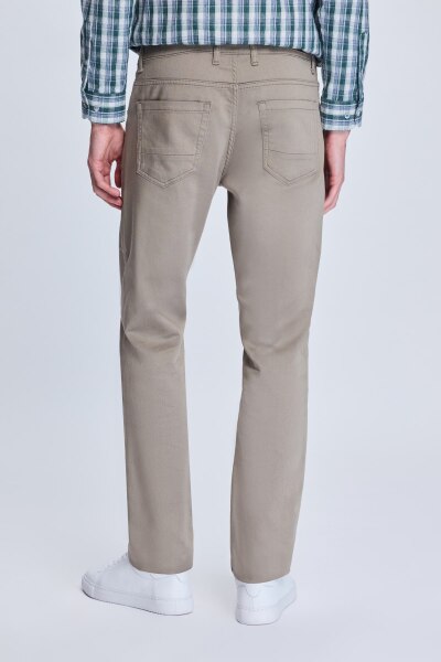 Taş Dinamik Fit Pamuklu 5 Cep Kanvas Pantolon - 5