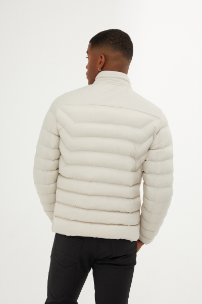 Taş Hakim Yaka Şişme Mont - 12