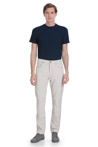 Taş Rahat Kesim Pamuklu Yandan Cepli Jogger Pantolon - 2